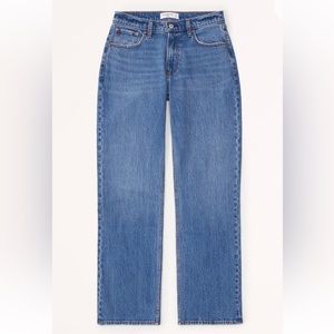 Abercrombie Curve Love Low Rise Baggy Jean Size 28 NWT